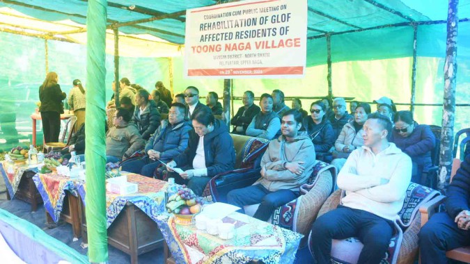 Mangan district holds coordination meeting on resettlement of affected families of Toong Naga