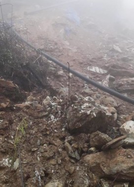 PHE dept’s main water pipeline for Namchi swept away by landslide 