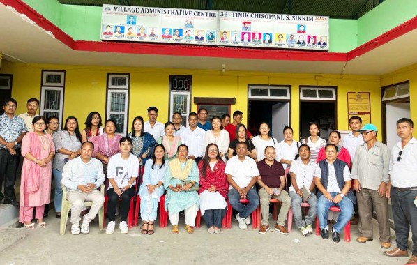 Namchi zilla adhyaksha’s outreach campaign reach Nandu Gaon