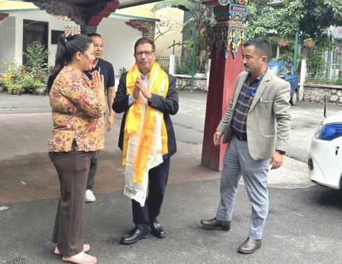 Nepal Ambassador visits Sikkim