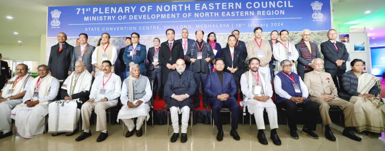 Sikkim Governor, CM attends 71st Plenary of NEC in Shillong'