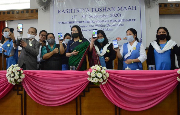 RashtriyaPoshanMaah launched in Sikkim - Sikkimexpress