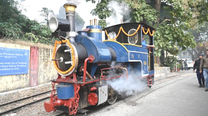 NFR restores vintage Darjeeling train steam engine