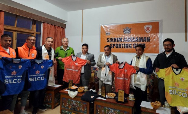 Sikkim Aakraman Sporting Club unveils official kit and squad for SPL