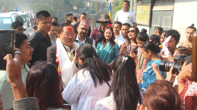 Chamling takes ‘Save Sikkim’ election call to Pakyong district, promises to modernize Pakyong town as ‘eco-city’