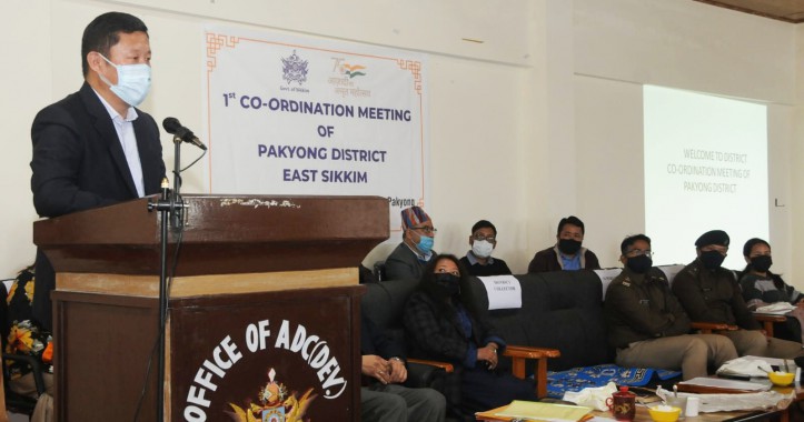 DC Tashi Chophel chairs first coordination meeting of Pakyong administration