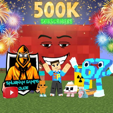 Shubham Gaming Dude Hits 500K on YouTube, Becomes Top Minecraft Creator from Rosera