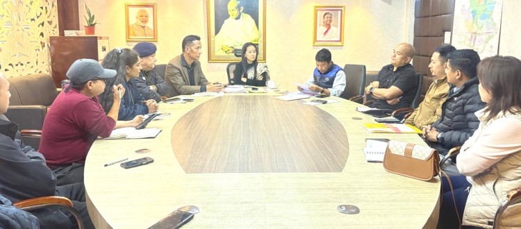 Namchi DC reviews civic and infra issues in Namchi municipality, directs time-bound action