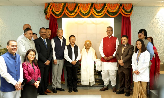 Helen Lepcha Sikkim Government Medical College Logo and Bust Unveiled