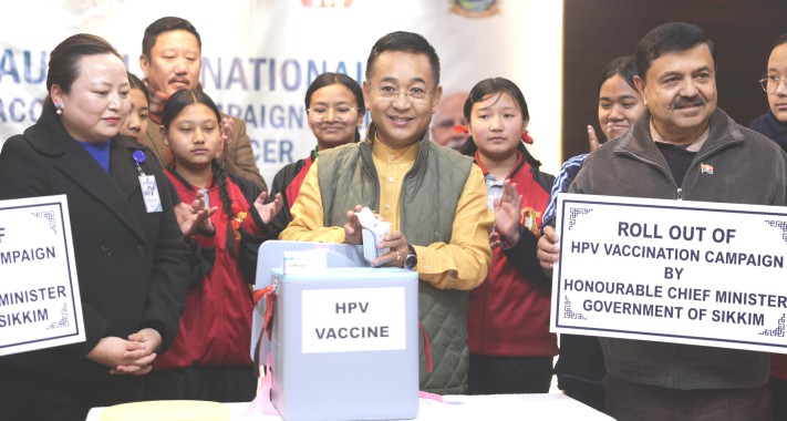 Sikkim joins launch of national HPV vaccination campaign