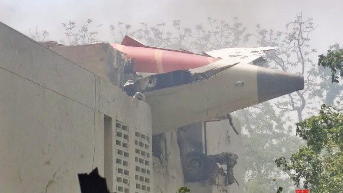 Air India plane crashes into Ahmedabad residential locality minutes after takeoff 