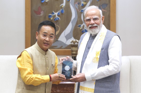 CM meets PM Modi, discusses key issues concerning Sikkim