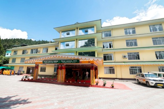 Chief Minister inaugurates new district hospital and upgraded public ground at Mangan