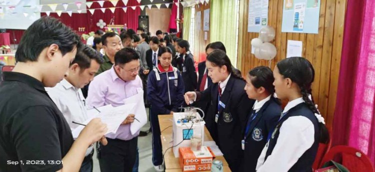 Gyalshing girls’ school hosts State’s first AIoT innovation fair