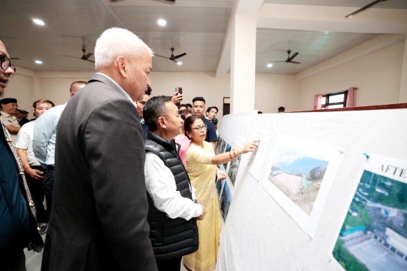 CM inaugurates upgraded Mangan Public Ground 