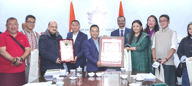 Sikkim State Disaster Management Authority conferred Subhas Chandra Bose Disaster Management Award 