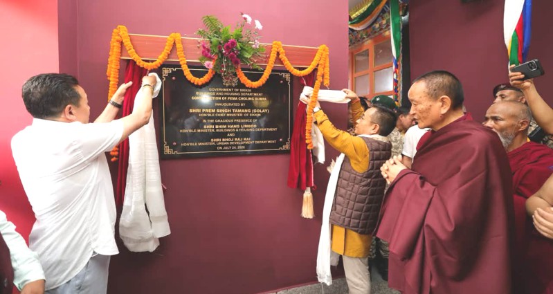 Chief Minister inaugurates Pema Choling Monastery in Salghari, reaffirms commitment to development and cultural heritage