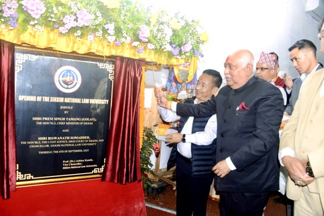 Sikkim National Law University Inaugurated at Assam Lingzey: A Historic Step in Legal Education