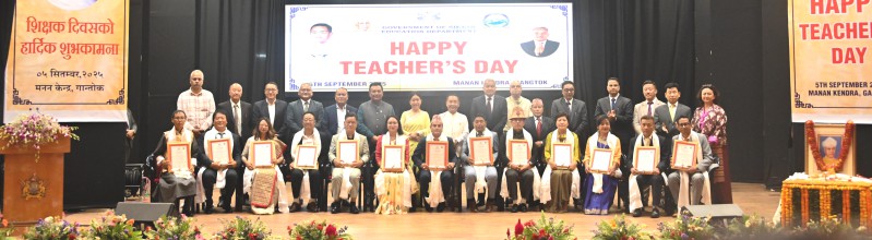 Teachers’ Day celebrations: CM felicitates teachers, outlines vision for education in Sikkim