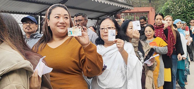 Strong voter turnout marks peaceful Poll Day in Hills