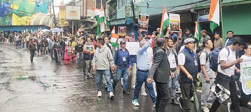 ‘Gorkhaland Sankalp’ rally in Darjeeling