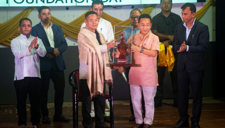 PCS Foundation Day: Subash Rai honoured with Kanchenjunga Kalam Puraskar 