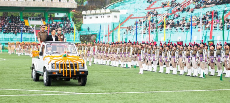 Sikkim celebrates Rashtriya Ekta Diwas at Paljor Stadium 